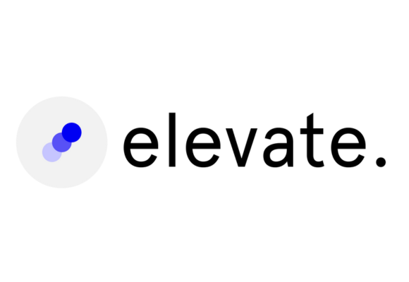The logo for elevate.